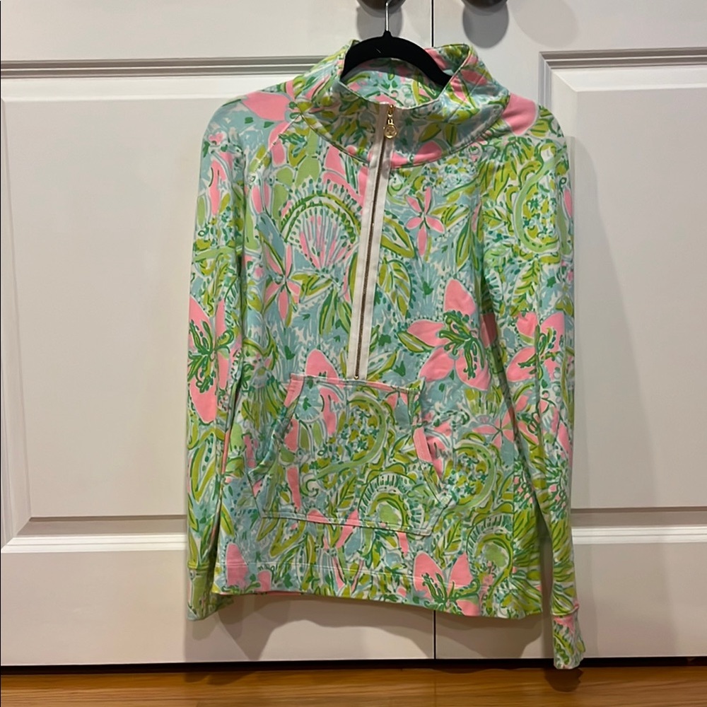 Lilly Pulitzer Skipper half zip popover jacket
